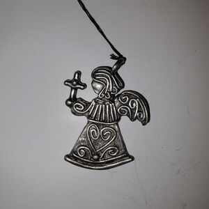 Marcie Pewter Angel Withcross Pendant